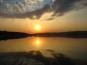 Восход солнца над рекой "Ока"
